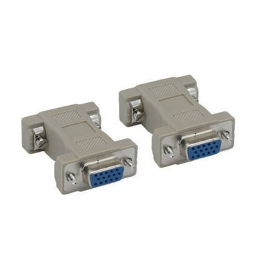 VGA SVGA 15 Pin Female To Female Plug Coupler Gender Changer Adapter Converter