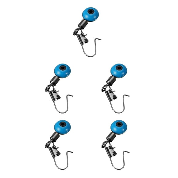 QualitChoice 10-100x Sea Fishing Bean Snap Swivel Line Sinker Slide Hook Shank Clip Connector 10pcs 5Set