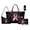 Black-Pink Ribbon Breast Cancer Awareness, variant on Kuiaobaty 4 Piece Tote Purse and Wallet Set for Women Cat Floral Print Shoulder Bag Lip Holder Lightweight Top Handle Handbag Set for Shopping, Blue