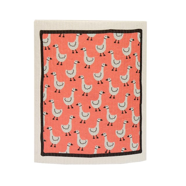 Kitchen Cleaning Cloth Bowls Washing Towel Dishes Wash Rag Kitchens Tools Household Absorbent Dish Cloths with Lovely Patterns Goose