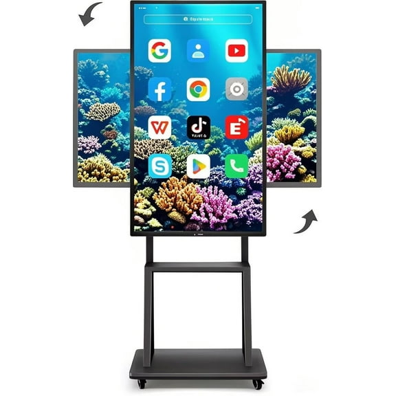 JYXCN Smart Board 49 Inch All-in-One Touch Screen Electronic Interactive Whiteboard for Education, Office & Presentations
