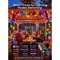 thumbnail image 4 of Cadena de luces navideñas Minetom C9, 25 m, 105 LED, multicolor, 4 of 7