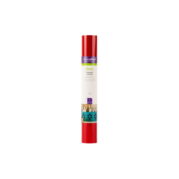 Vinilo termoadhesivo Cricut Everyday rojo 30 cm x 60 cm