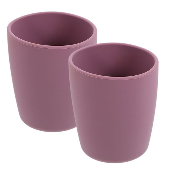 Taza de silicona para cepillo de dientes, vaso de entrenamiento para niños, vasos para beber, enjuague bucal, 2 uds.