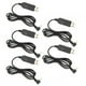 thumbnail image 4 of Cable de carga alargado, 5 piezas para UV82 Cable de carga de batería alargado Cable de carga USB de batería muy recomendado, 4 of 9