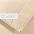 thumbnail image 4 of Duvet Cover Full [3-Piece, Beige] - 1 Comforter Protector with Zipper Flap and 2 Pillow Shams - Hotel Luxury 1800 Brushed Microfiber - Ultra Soft, Cool and Breathable Comforter Cover, 4 of 7