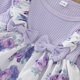 thumbnail image 5 of Gibobby Ropa Para Bebe con estampado de flores de manga larga de invierno para niñas pequeñas, mono recién nacido con diademas para niños, ropa(Morado, 80.00), 5 of 5