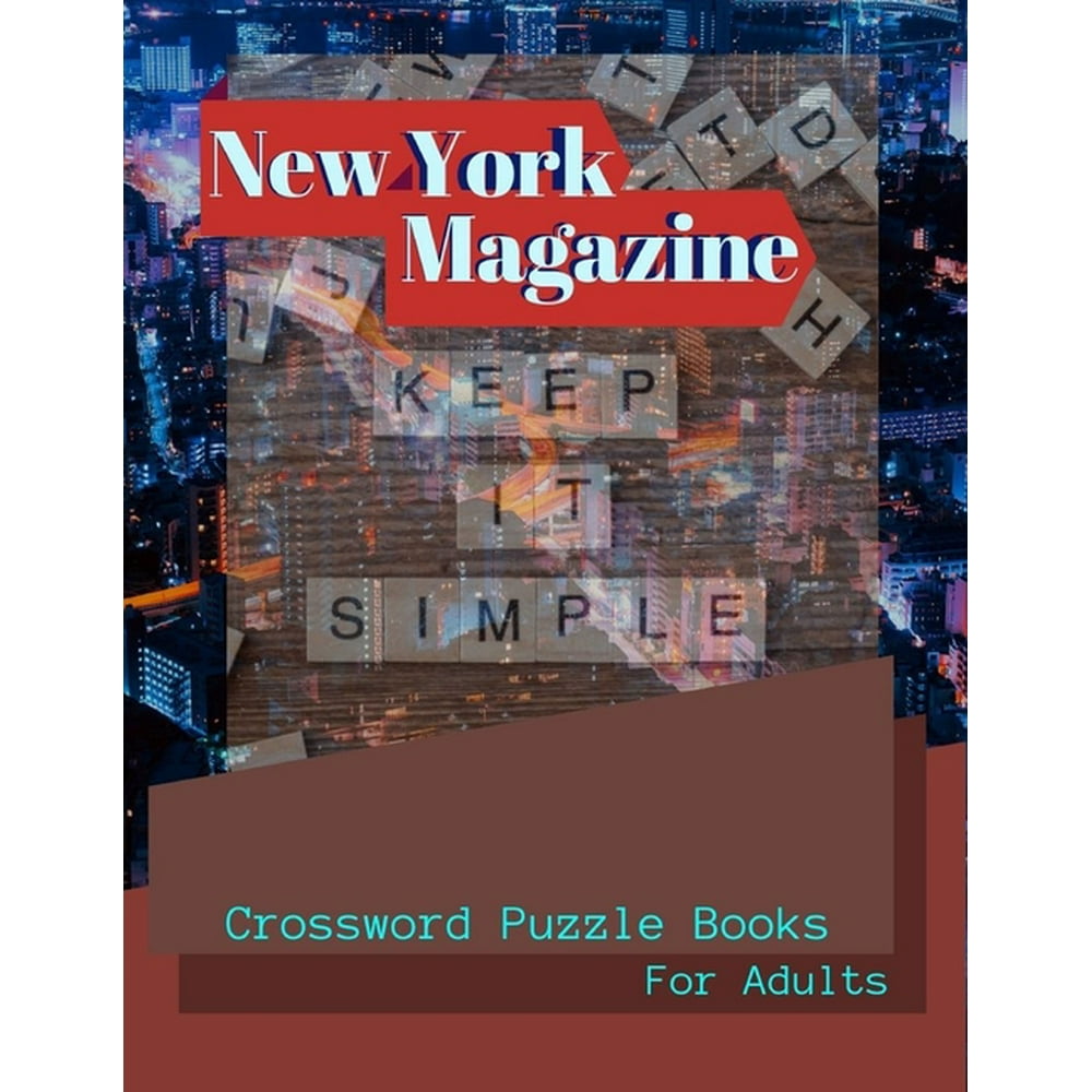 New York Magazine Crossword Puzzle Books For Adults Crossword Puzzle
