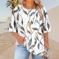 thumbnail image 2 of Bixock Women's Maternity Tops Loose Casual Short Sleeves Round Neck Maternity T-Shirt Plus Size Pregnant Top, 2 of 5