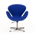 thumbnail image 3 of Ceets Raspberry Contemporary Adjustable Swivel Chair Blue, 3 of 5