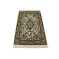 thumbnail image 2 of Cream Floral Kirman 3X4 Oriental Rug, 2 of 11