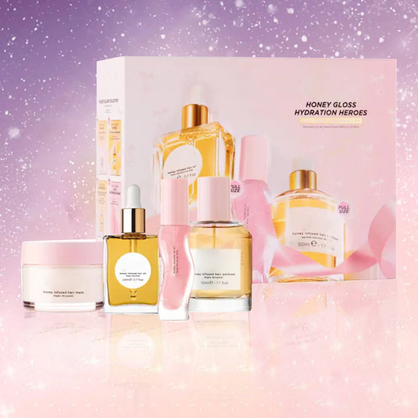 GISOU Honey Gloss Hydration Heroes セット Gisou Honey Gloss Hydration Heroes Hair Value Set: Hair Perfume