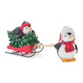 thumbnail image 2 of Melrose Playful Penguins with Sled Figurine Set of 2, 2 of 4