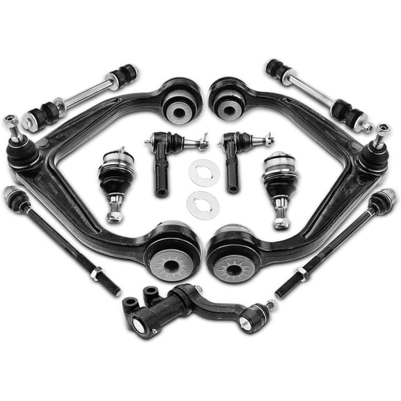 A-Premium 11Pcs Front Kit, Upper Control Arm Lower Ball Joint Inner Outer Tie Rod End Sway Bar Links, Compatible with 2011-2019, Chevrolet Silverado 2500 HD 3500 HD, GMC Sierra 2500 HD 3500 HD