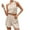 00 # Beige, variant on REORIAFEE Summer Women's Casual Tracksuit Sets Loose Fit Casual Floral Outfits 90s Themed Party Outfits Women's Fashion Casual Spring Summer Sleeveless Round Neck Blouses Shirts Sets Sky Blue L