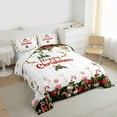 thumbnail image 3 of Homewish Merry Christmas Child Queen Comforter Set, Magical Reindeer Elk Bedding Sets, Festival Xmas Ball Candy Reversible Bedding Comforter Set, Super Cozy Room Decor, 3pcs, 3 of 8