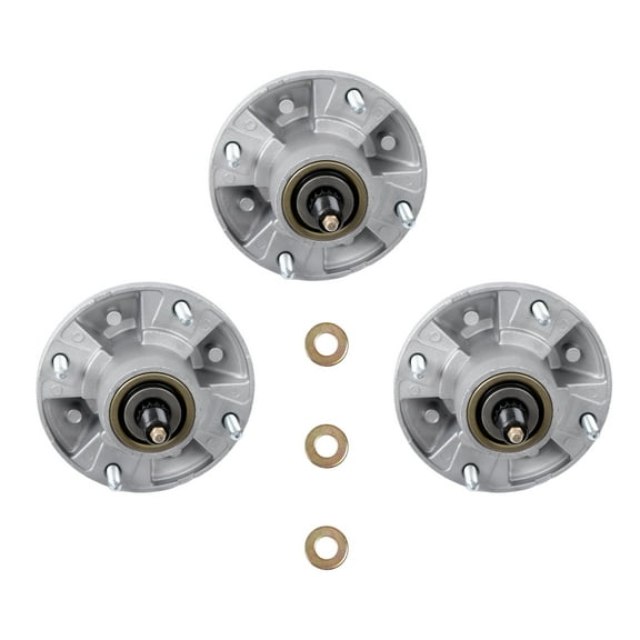 3PK Spindle Assembly W/Bolt For John Deere  AM124498 AM131680 AM135349 AM144377