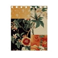 thumbnail image 5 of Bohemia Flowers Grids Curtains Grommet Black Out 63 Inch Length Curtain Drapes for Bedroom Living Room 2 panels set, 5 of 5