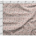 thumbnail image 2 of Soimoi Llama Alpaca Printed, Cotton Fleece, Fabric by The Yard Sewing DIY Stretch Fabric 56 Inches Wide, WarmFabric for Hats, Coats, Gloves, Blankets, Peach & Black, 2 of 5
