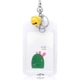 thumbnail image 5 of Mini Film Photo Keychain Picture Holder with Bell – Clear Photo Frame Key Chain for Instax Fujifilm Polaroid Mini 9 Film - DIY Picture Keychains for Wallet Size Photos, Gifts, Yellow, Set of 1, 5 of 7