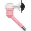 thumbnail image 1 of Pet Water Dispenser, Dog Kettle Cat Bottle with Automatically Feeding Water with Stainless Steel Outlet Nozzle for Dog Cat Rabbit Hamster (Without Bottle) (Pink, Single-Headed), 1 of 5