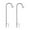 2PC, variant on 29.5" Small Shepherd Hooks for Outdoor, Garden Hooks For Hanging Plants Shepherd-Hooks For Bird-Feeder Lantern Plant-Hook Garden-Stake - Plant Stand, 2pc