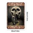 thumbnail image 4 of Placa Metal Vintage Speed ​​Kills Me Barra Pintura Hierro Rectangular 20x30cm, 4 of 9