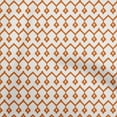 thumbnail image 1 of oneOone Cotton Poplin Orange Fabric Ikat Sewing Fabric By The Yard Printed Diy Clothing Sewing Supplies 56 Inch Wide, 1 of 5