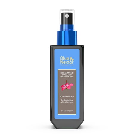 Blue_Nectar Advanced Plant Based Rosemary Hair Growth Serum, Natural Alternate for Redensyl for Hair Growth (8 Herbs, 100 ml)