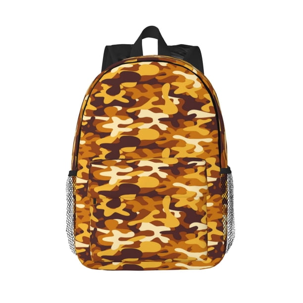 Easygdp Desert Camouflage Mochila Ligera de 15 Pulgadas para Estudiantes, Mochila Cómoda para la Escuela y Viajes, Correas Ajustables