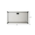 thumbnail image 6 of Foundations Stainless Steel with Poly Table Insert Horizontal Baby Changing Station, Recessed-Mount, 100SSC-R,, 6 of 7
