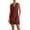 D690/Red, variant on Afdoent Dresses For Women Draped Neck Sleeveless Dress Summer Minimalist Casual Tank Dress Beach Vacation Outfits Classic