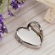 thumbnail image 5 of Urna de cremación con forma de corazón de amor de acero inoxidable y plata brillante. Código de modelo: 21487, 5 of 5
