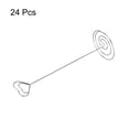 thumbnail image 3 of Table Number Holders 220mm Tall 70mm Base Width Heart Silver Tone, 24 Pieces, 3 of 5