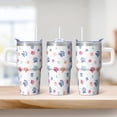 thumbnail image 2 of 20OZ Dog Themed Outdoor Tumbler with Handle Stainless Steel Insulated Cup Special Dog Lover Gifts Unique Birthday Christmas Presents for Dog Lovers Women Men Fits Car Cup Holders and Easy to Carry, 2 of 6
