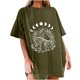 thumbnail image 1 of Blusa de Manga Corta Con Estampado de Sol Y Luna Gótica Vintage Para Hombre Y Mujer Odeerbi ODB182017, 1 of 7
