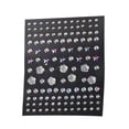 thumbnail image 1 of Jumpingount Ojo cuerpo cara joyas pegatinas de diamantes de imitación cuentas brillo maquillaje temporal joyería DIY arte decoraciones niños Tratamientos faciales Tipo 3, 1 of 6