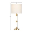 thumbnail image 4 of Crestview Collection Winslet Metal Table Lamp with Nightlight with White Linen Shade, 4 of 5