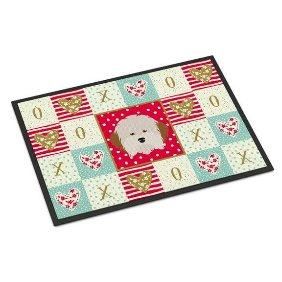 Carolines Treasures CK5205JMAT Havanese Dog Love Door Mat Indoor Rug or Outdoor Welcome Mat 24x36 Doormat 36"L x 24"W
