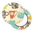 thumbnail image 2 of Disketp Vintage Cup Stool Covers Round, Super Soft Round Bar Stool Cushion Covers Seat Cushion - 14 Inch, 2 of 7