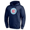 thumbnail image 2 of Men's Navy Chicago Fire Official Logo Pullover Hoodie, 2 of 3
