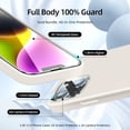 thumbnail image 2 of [5 in 1 for iPhone 14 Plus Case 6.7 inch, with 2 Pack Screen Protector + 2 Pack Camera Lens Protector, Liquid Silicone Slim Shockproof Protective Phone Case (Stone)…, 2 of 12