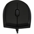 thumbnail image 3 of V7 MV3000010-BLK-5EFull size USB Optical Mouse - Black - V7 USB Wired Optical Mouse - Black - Cable Length 5ft (1.6m) Red LED/Optical USB - Max 1000 dpi - 3 Button(s) - Ambidextrous design - Large ..., 3 of 5
