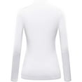 thumbnail image 2 of Women Modal Stretchy Fitted Long Sleeve Turtleneck Top, 2 of 7