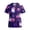 Purple, variant on Women Scrub Tops Halloween Print V Neck Shirt, Pumpkin Short Sleeve Nursing Workwear Tunic Working Uniform Blouse with Pockets