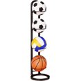 thumbnail image 1 of Ball Storage Rack, Removable Cube Football Stand Durable Basketball Ball Stand Organizer Vertical Ball Rack Display Stand, 1 of 5