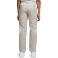 thumbnail image 3 of Pantalones IZOD para niños grandes, uniforme escolar, frente plano, sarga, color caqui, talla 8, 3 of 3
