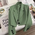 thumbnail image 2 of Blazers for Women Hemlock Spring And Autumn Short Student All Small Suit Womens Blazer, 2 of 5