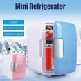 thumbnail image 1 of (Blue)Mini 4l Fridge portable Refrigerators Dual-use High Efficiency For Car and household, 1 of 4