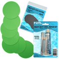 thumbnail image 4 of Heavy Duty Vinyl Repair Patch Kit For Above-Ground Pool Liner Repair; Glue And Patch Inflatables; Boat; Raft; Kayak; Air Beds; Inflatable Mattress Repair Pink, 4 of 4